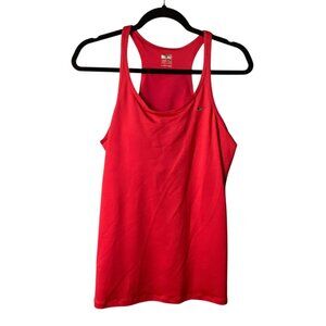 Nike Womens Red Dri-FIT Racerback Running Tank Top Size XL